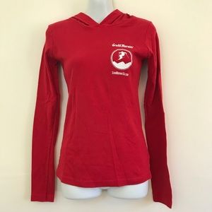 ✨3/$12✨ Red Grand Mariner Long Sleeve Hooded Shirt Size S